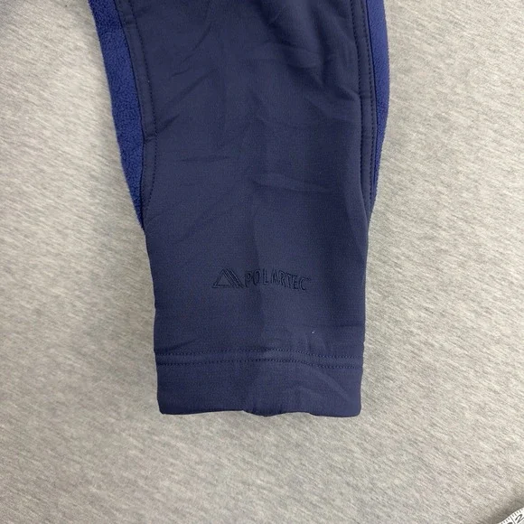 L.L. Bean Men's Full Zip Fleece Jacket Blue Size Large‎ Polyester Nylon Blend - Picture 4 of 9